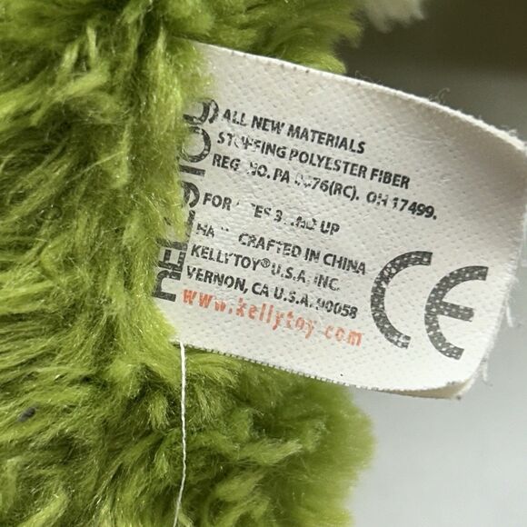 Kelly Toy Green Frog Plush Puppet 8" Soft Stuffed Animal Play - Picture 5 of 9